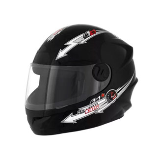 CAPACETE NEW LIBERTY 4 KIDS PRETO (54) (149PT) em Oferta na Shopee