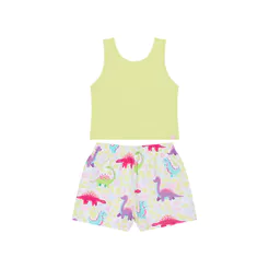 Conjunto Curto Dino Menina Marisol