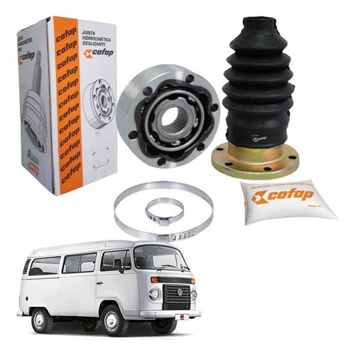 Junta Homocinética Lado Roda E Câmbio Vw Kombi 1997 A 2014. em Oferta na Shopee