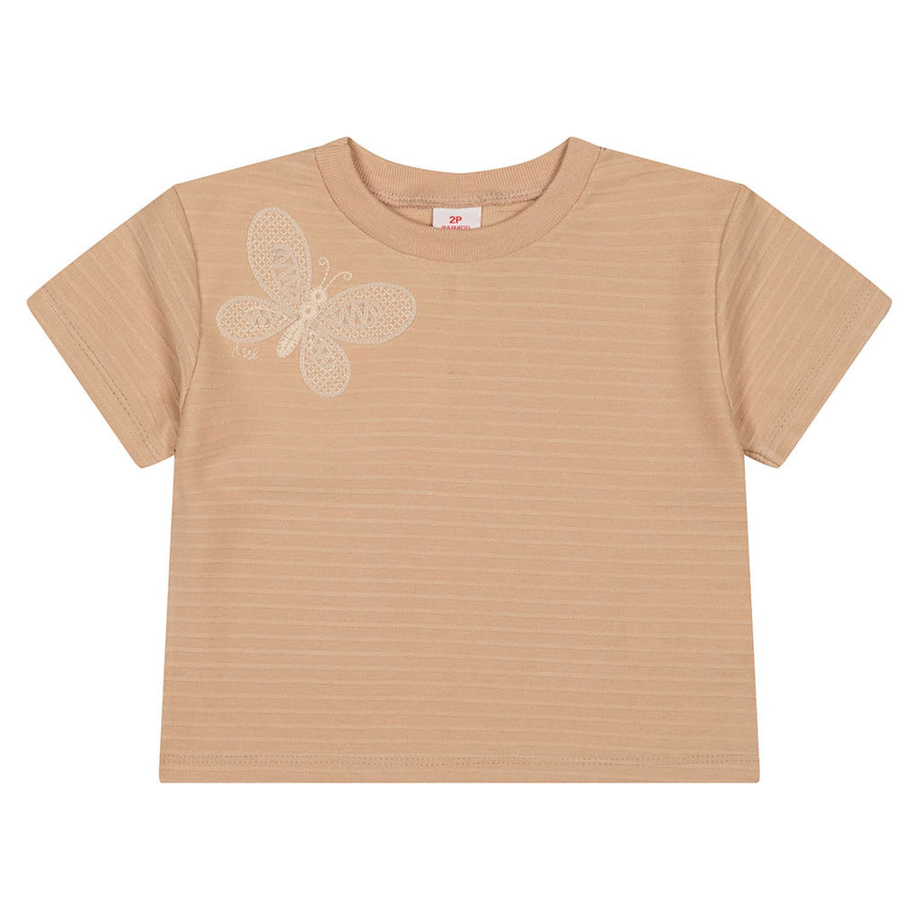 Blusa Manga Curta Menina Marisol