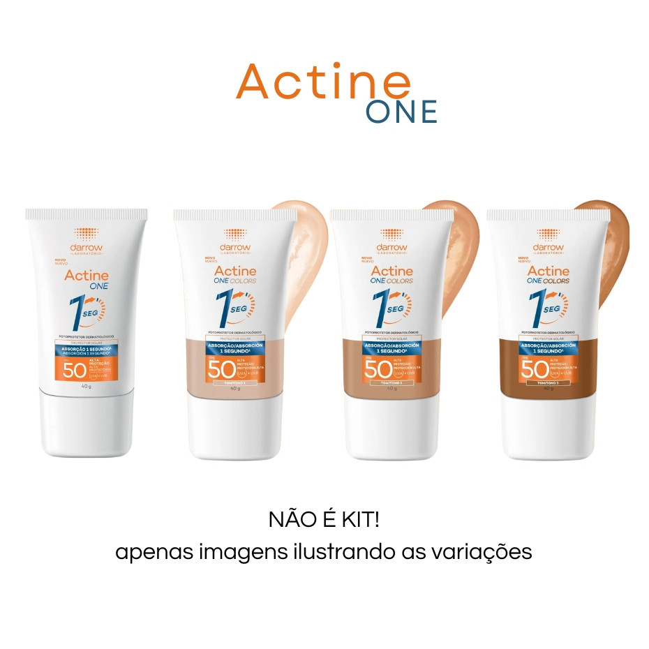 Protetor Solar Facial FPS50 Darrow Actine One/Colors - 40g