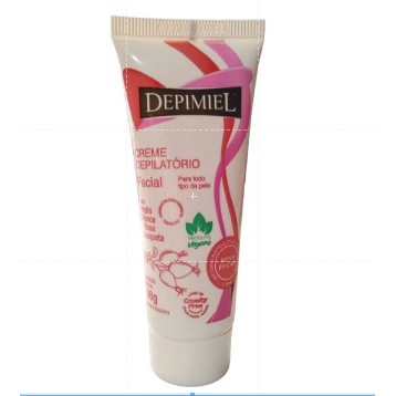 Creme Depilatório Facial com Argila Branca e Rosa Mosqueta 40g - Depimiel em Oferta na Shopee