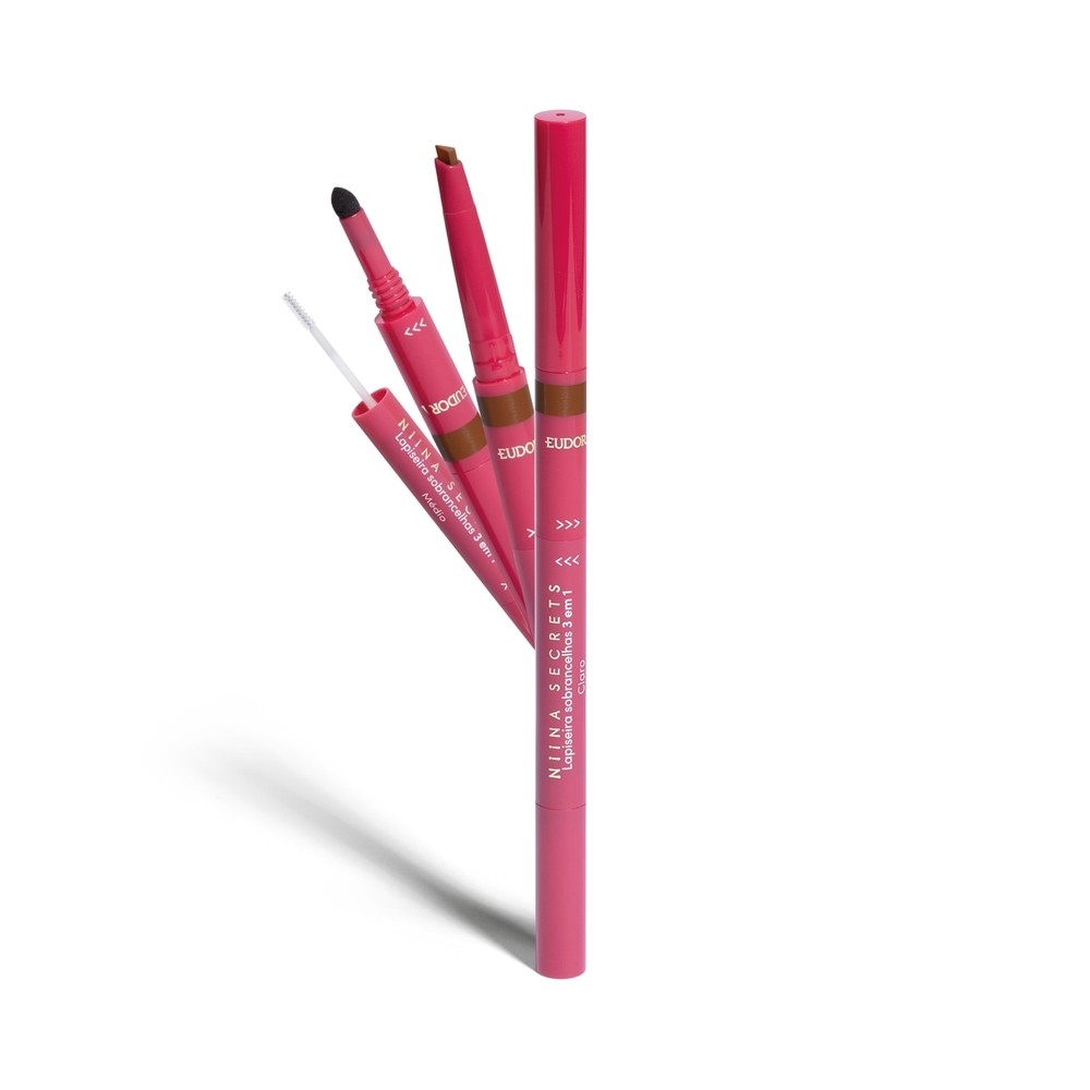 Eudora Niina Secrets 3 em 1 Lapiseira Sobrancelha Clara 1,1g