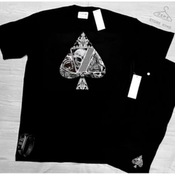 Kit camiseta 100% algodão + bermuda tactel conjunto DTF ESPADILHA - NÃO VAI RELÓGIO