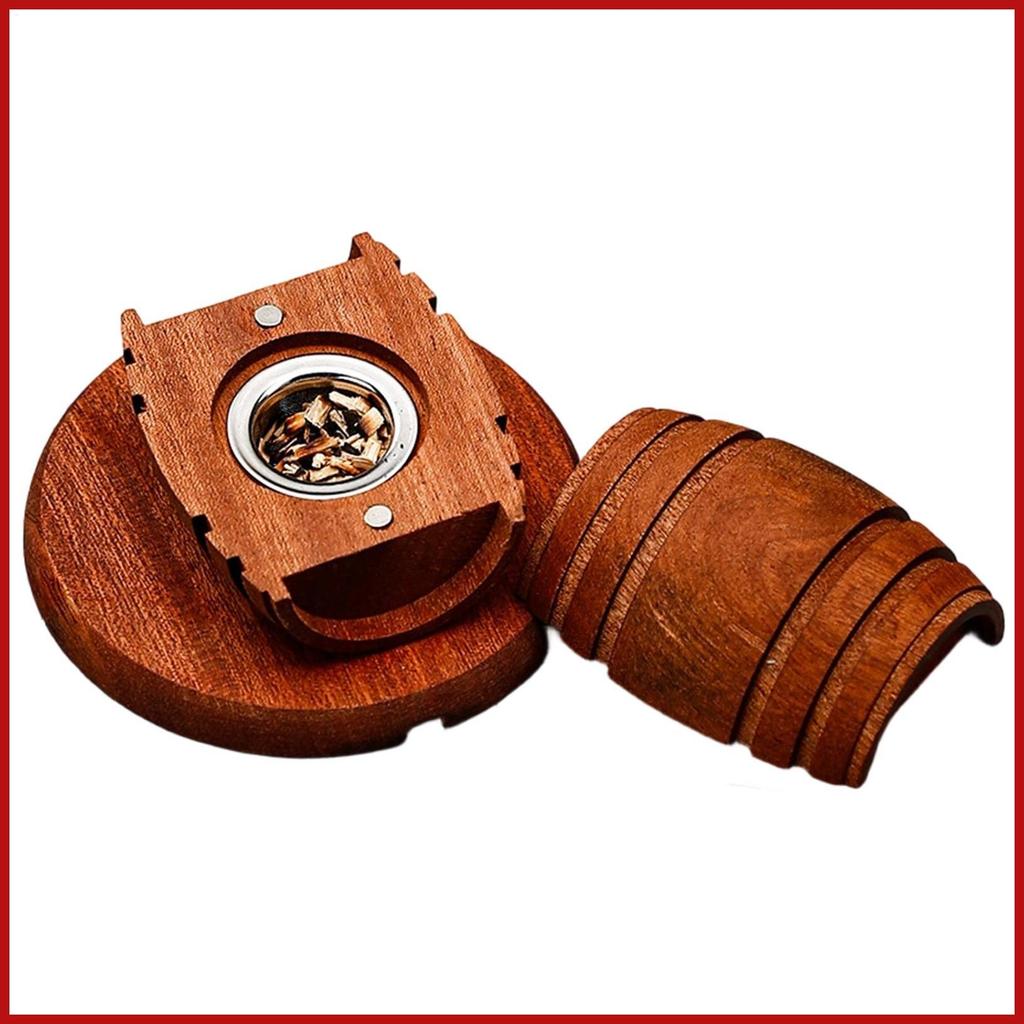 Bourbon Fumante De Madeira Espíritos Infusor Barra Ferramenta Uísque Cocktail Para Homens Pai Marido Namorado Ele pomerm em Oferta na Shopee