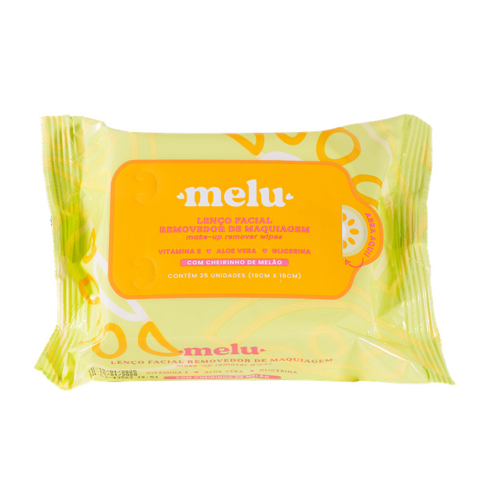 Lenço Removedor de Maquiagem Melu Vitamina E em Oferta na Shopee