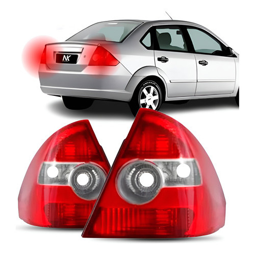 Par/Un Lanterna Traseira Fiesta 2003 2004 2005 2006 2007 2008  2009 Sedan Sinaleira Novo