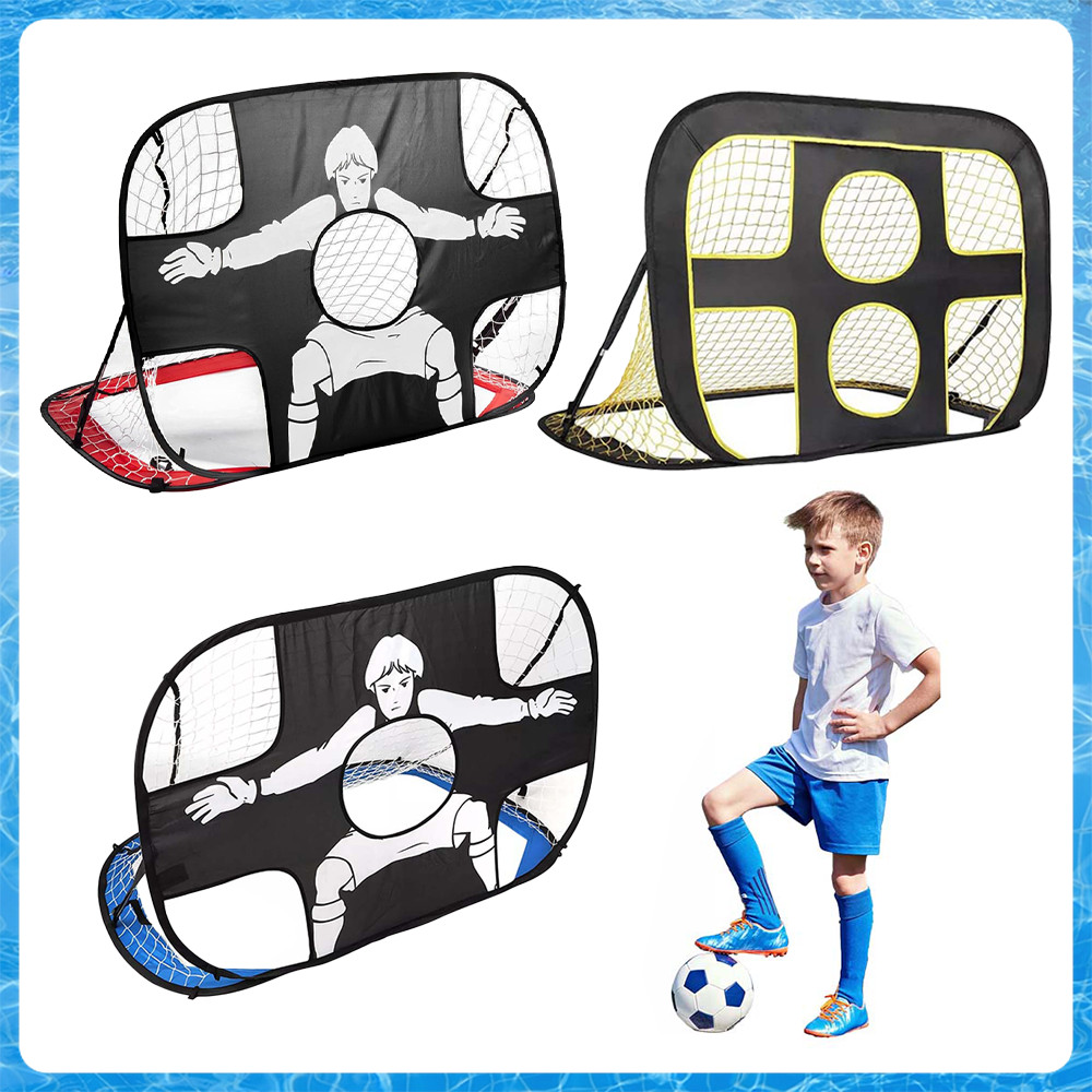 Rede De Futebol Gol Dobrável Duplo P/ Infantil Portátil Novo 120*80cm