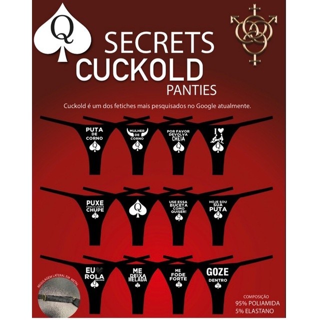 Calcinha Erótica Preta Hotwife, swing, Cuckold, Hotgirl Por Favor Devolva Cheia em Oferta na Shopee