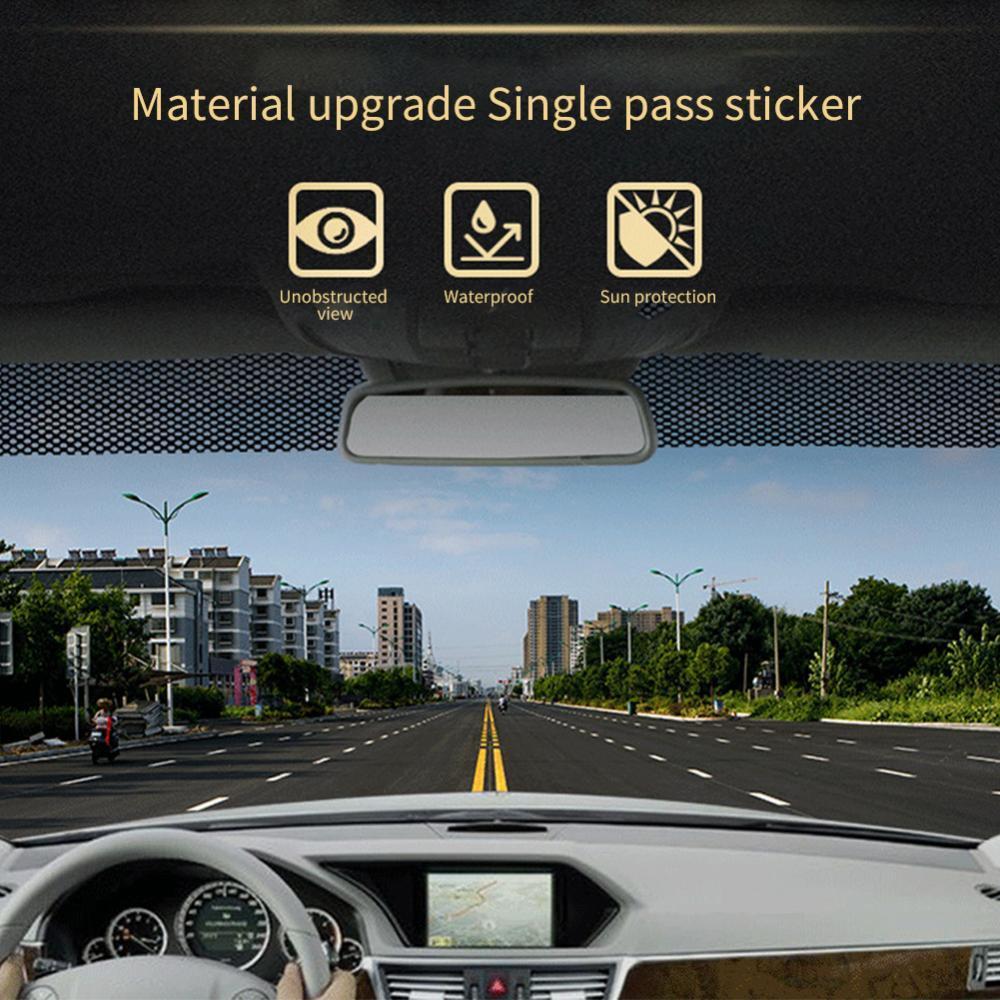 TKEY 20cm X 150cm Pára-Brisa Dianteiro Do Carro Anti-UV Adesivos De Janela De Privacidade Para Blocos Laterais Automátic