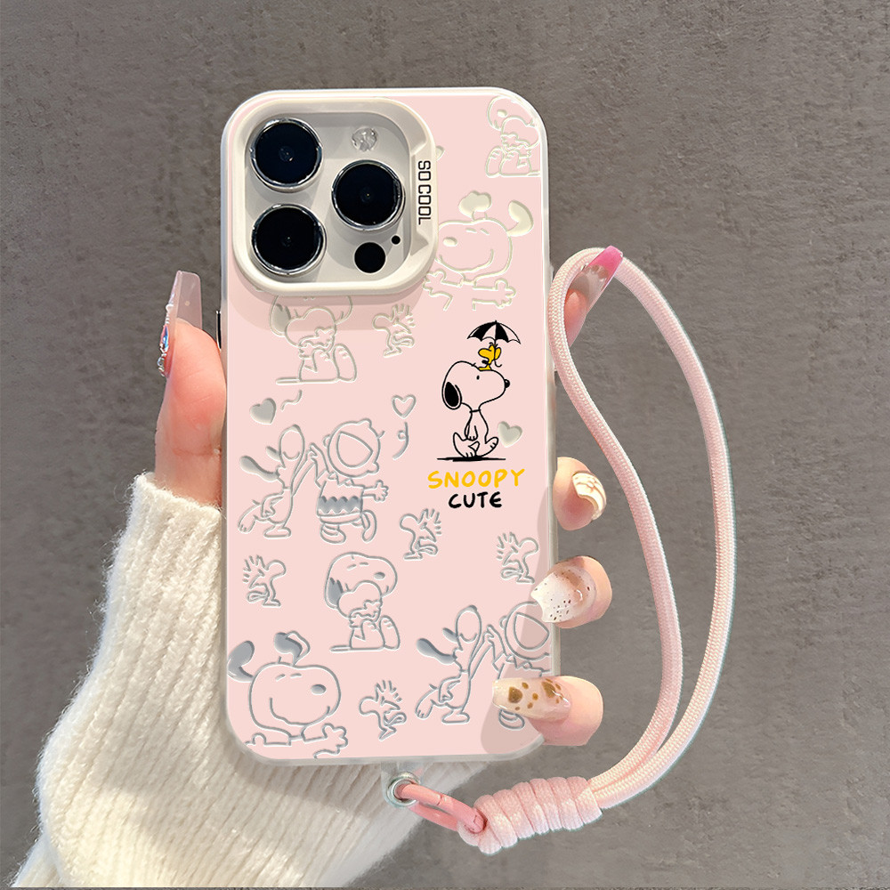 Capa Capinha Para SAMSUNG A01 A02 A03 A05 A05S A06 A07 A10 A11 A14 A15 com estampa de Snoopy cute J01207