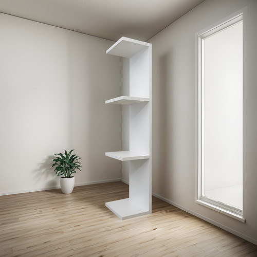 Prateleira Mini Estante De Parede Quarto Sala Livros Decoração Branco livros