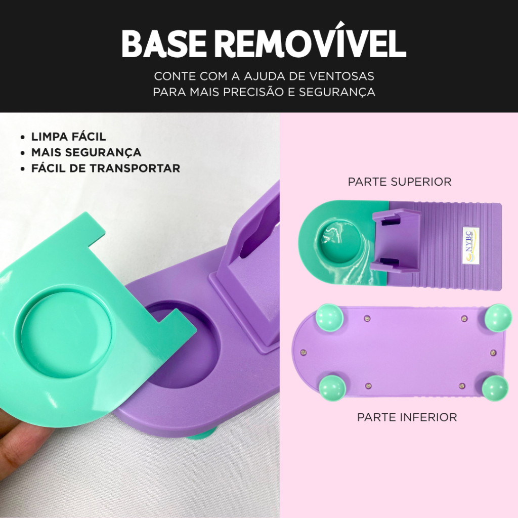 Pistola de Cola Quente Profissional 7mm e 11mm com Botão Liga Desliga + 10 Bastões | Base com Ventosa