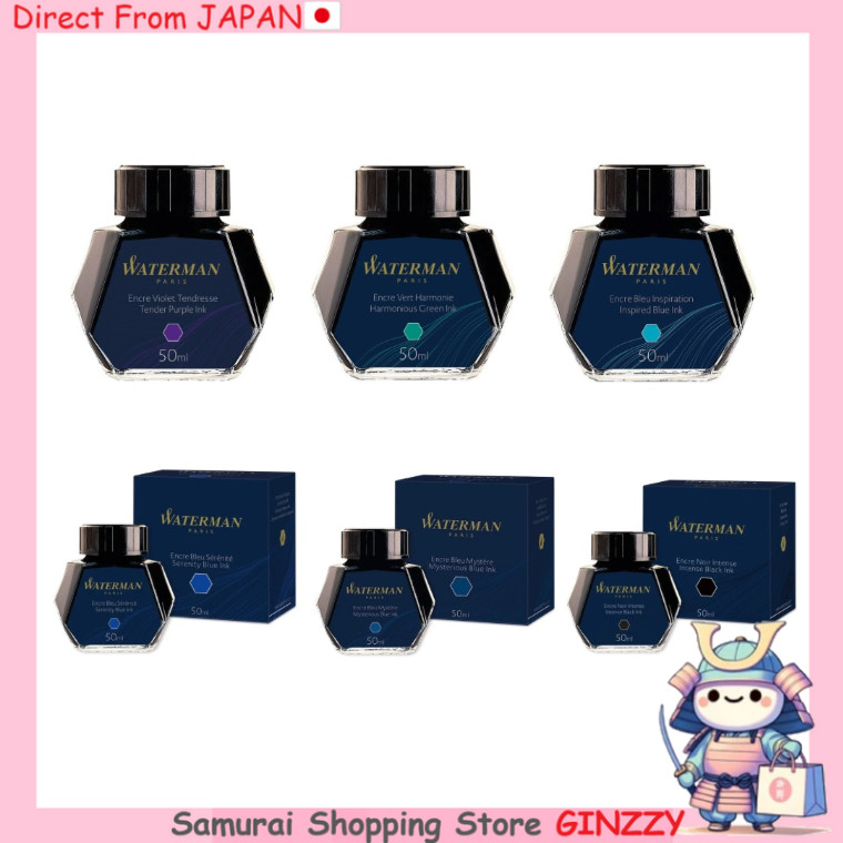 Tinta para Caneta Tinteiro WATERMAN - Cores Vibrantes e Bonitas Japan stationery