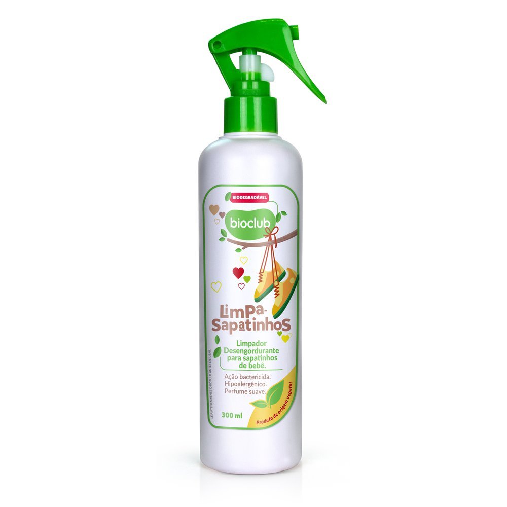 Higienizador De Calçados Limpa Sapatinhos - Sem Álcool Bioclub - 300ml