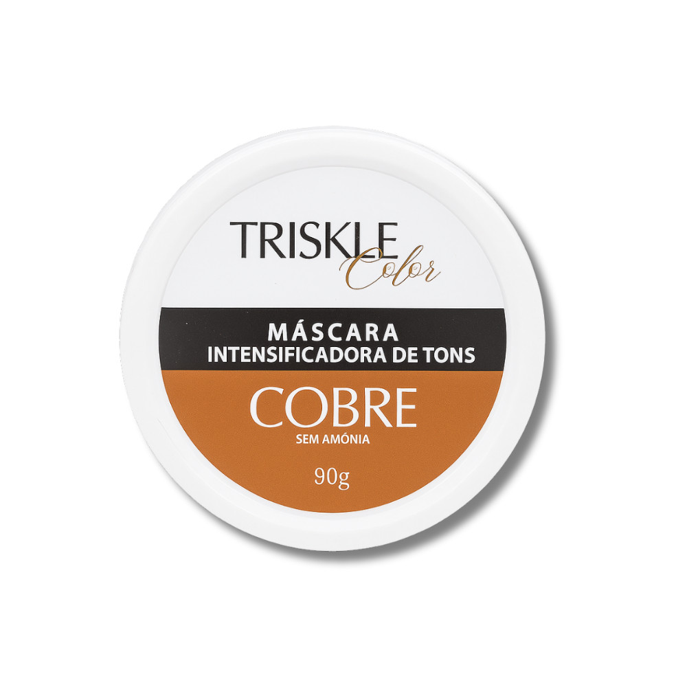Máscara Intensificadora de Tons Triskle Colors Cobre 90g em Oferta na Shopee