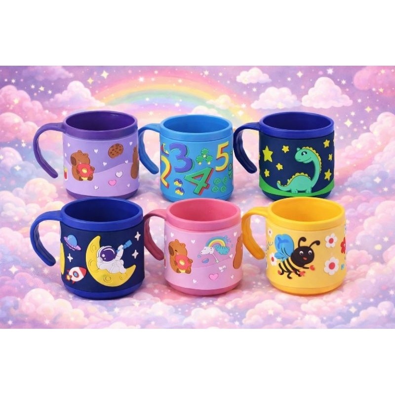 Caneca Emborrachada 200 ML Infantil 3d