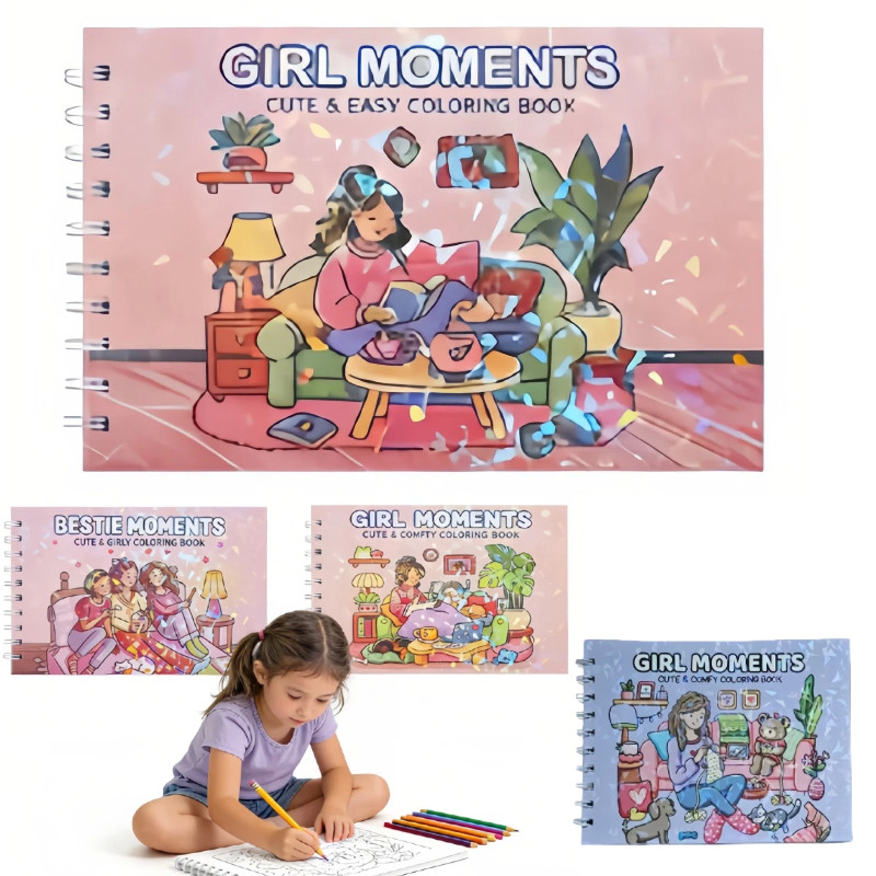 Livros Para Colorir 48 Folhas Capa Pintura Livro Flexível em Oferta na Shopee