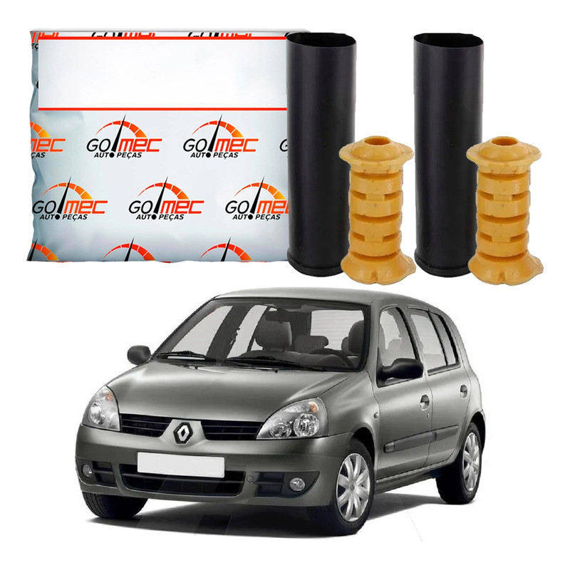 Kit Batente Traseiro Clio 1.0 2003 A 2012