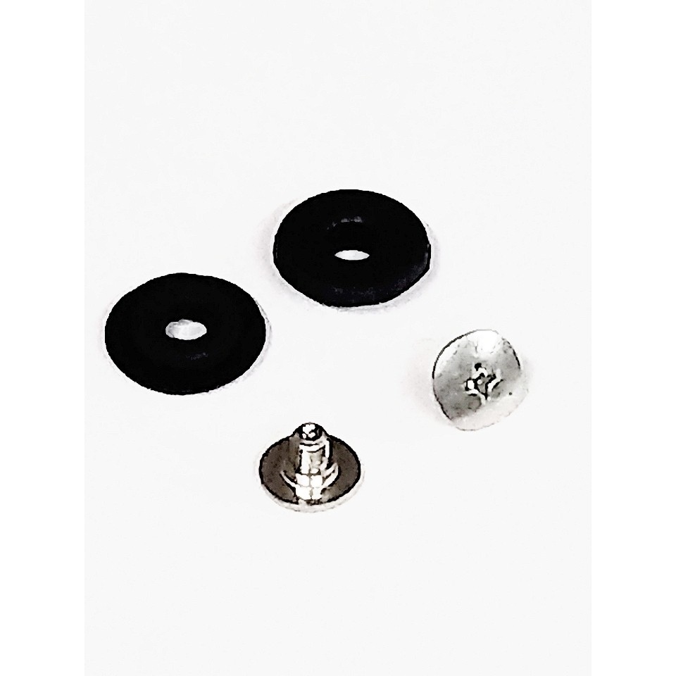 Kit 02 Parafusos E 02 Coxins Das Abas Laterais Do Tanque Twister