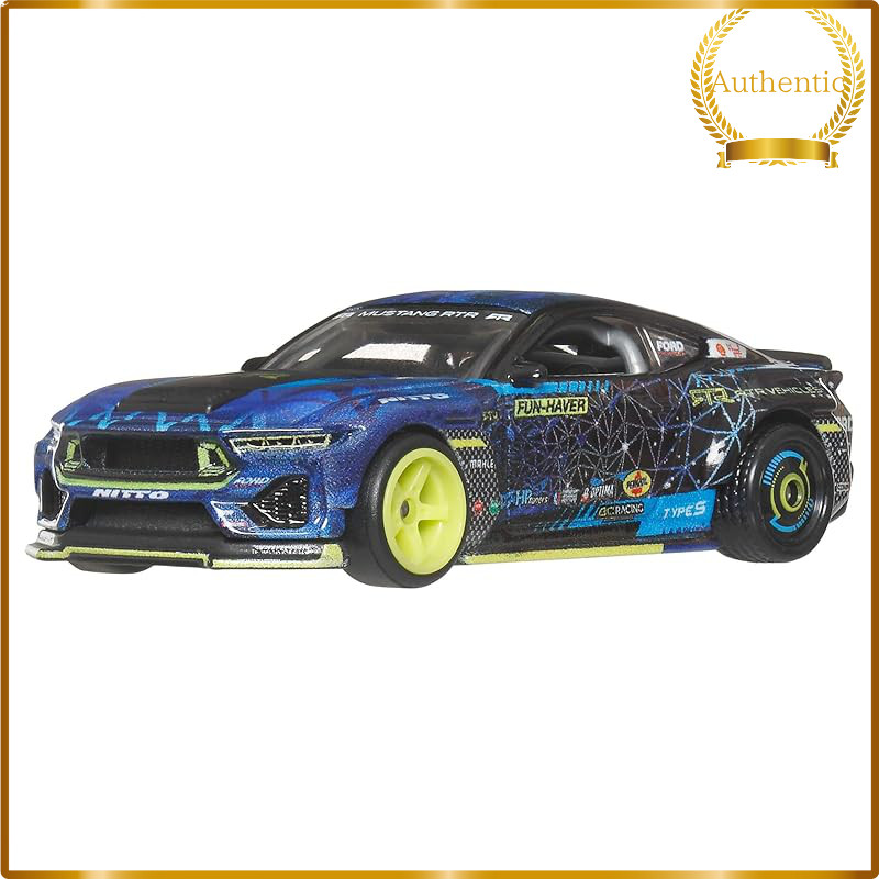 Hot Wheels Premium Car Culture Circuit Legends 2024 Ford Mustang RTR Spec 5-FD JBK48 Blue 1:64 Die-Cast Mini Car