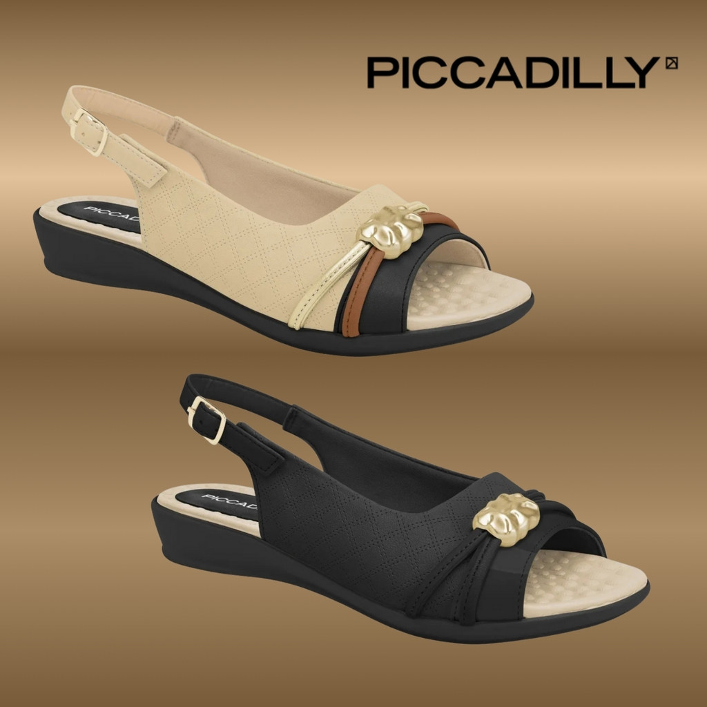Sapato Piccadilly Conforto Elegante Ortopédico Joanete Fivela Leve 500408