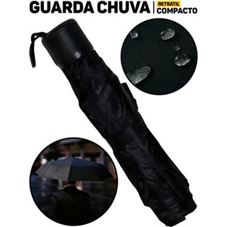 Sombrinha Manual De Bolsa Elite Imports P/ Sol Chuva Carro Uso Diário em Oferta na Shopee