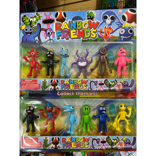 Kit Cartelado Rainbow friends 6 Bonecos articulados com luz led Roblox  Friends - ENVIO IMEDIATO