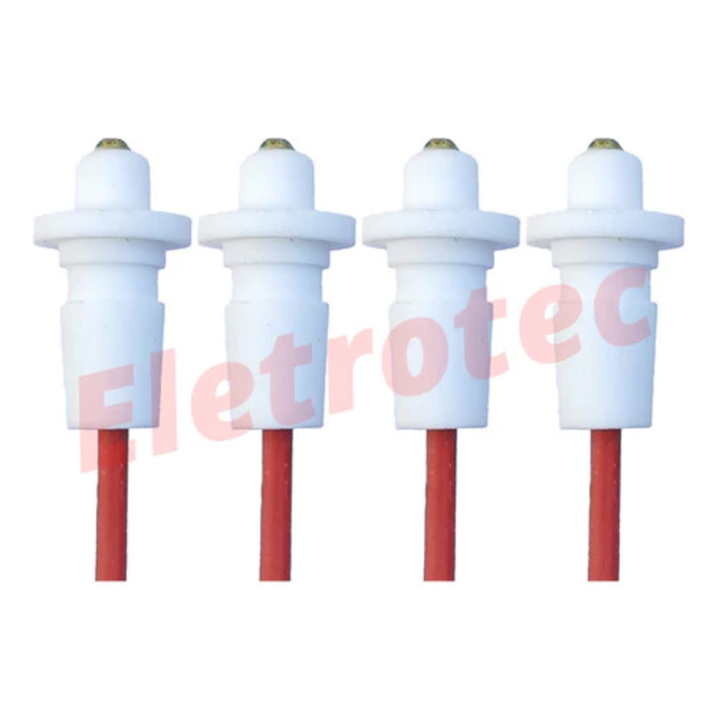 Kit 4 Velas 4 molas De Acendimento P Fogão Continental Ng