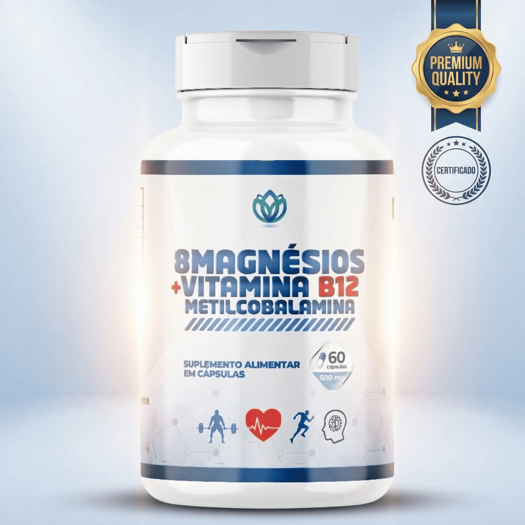 8 MAGNÉSIOS 500MG 60 CAPS SUPER CONCENTRADO