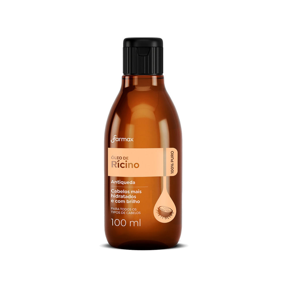 Óleo de Rícino Capilar Farmax 100% Puro 100ml em Oferta na Shopee