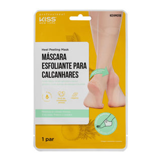 Máscara Esfoliante para Calcanhares Kiss New York Heel Peeling Mask 1 Par em Oferta na Shopee