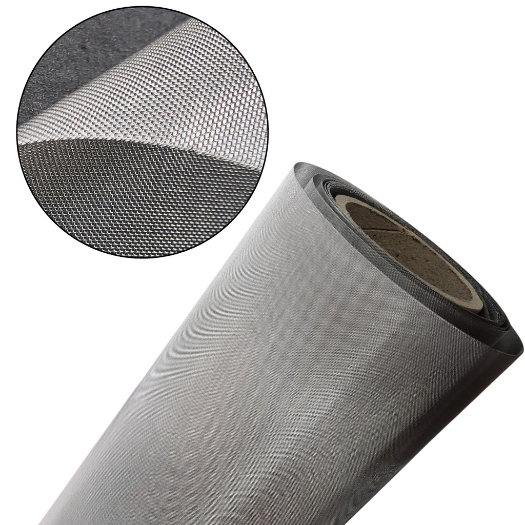 Tela Extrusora Aço Inox Reciclagem Malha 60 Altura 1,00m Abertura 0,26mm (260 micras)