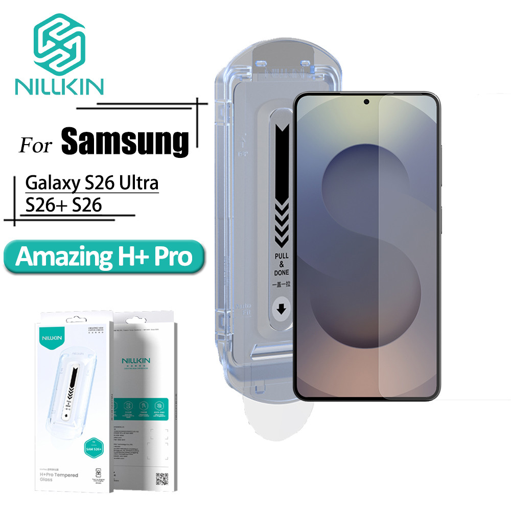 Nillkin Vidro Temperado Para Samsung Galaxy S26 Ultra S26 + S26 Japão AGC 0.2 Mm Fino Borda 2.5D Protetor De Tela De Pro em Oferta na Shopee