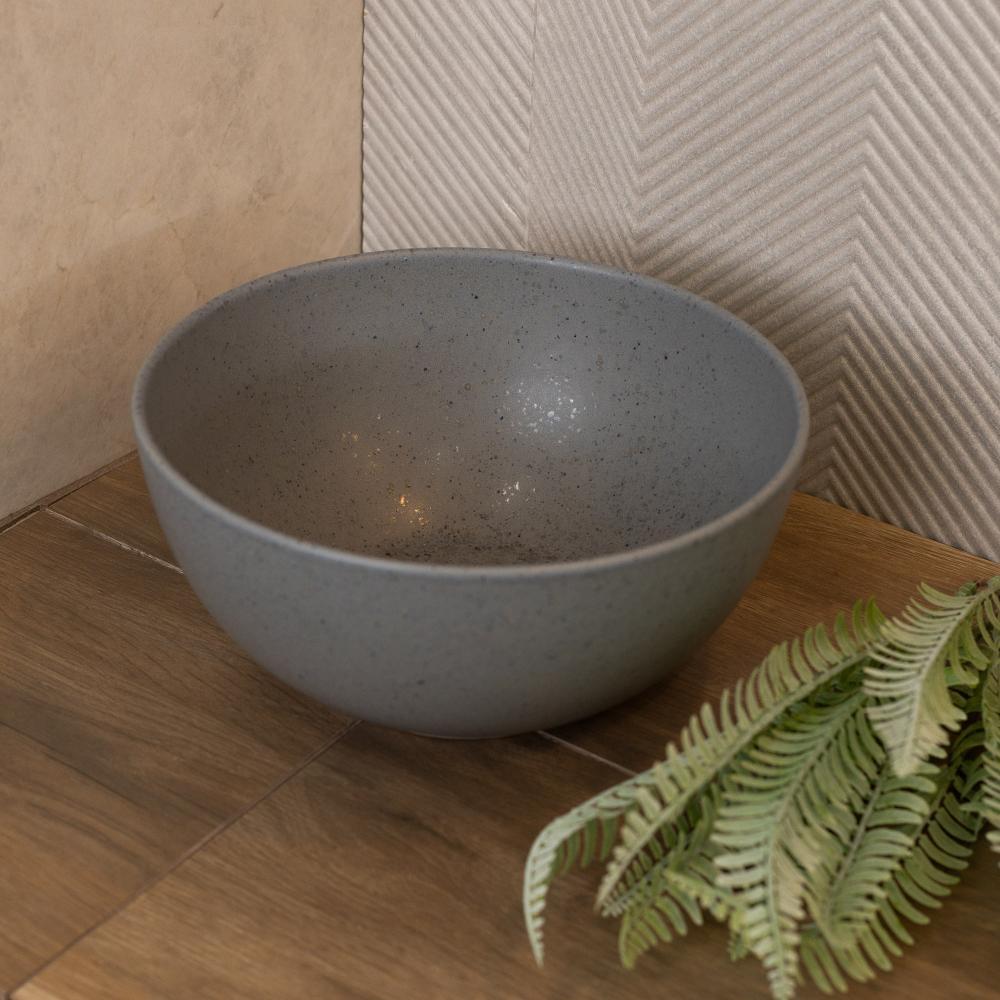 Saladeira Wolff Mist de Cerâmica Cinza Matte 22cm em Oferta na Shopee