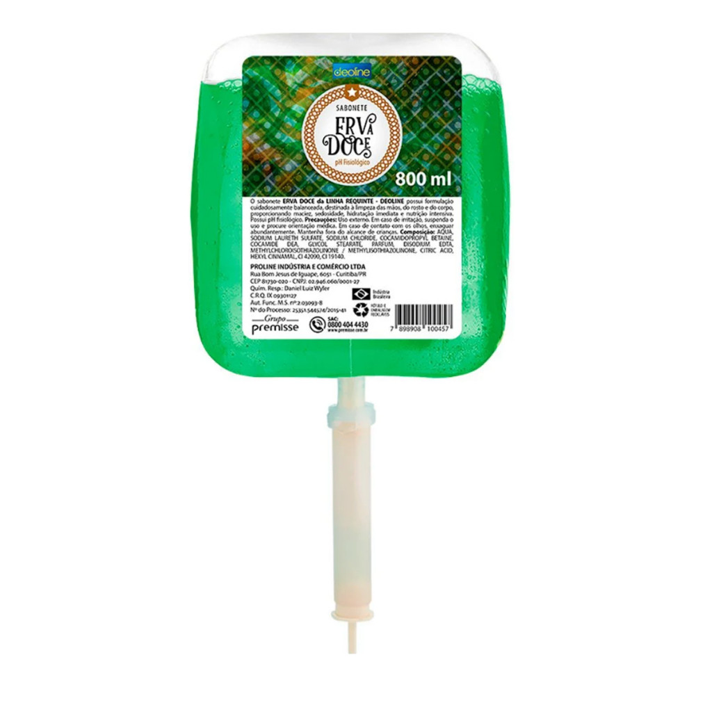 Sabonete Líquido Refil Erva Doce Suave 800ml Premisse em Oferta na Shopee