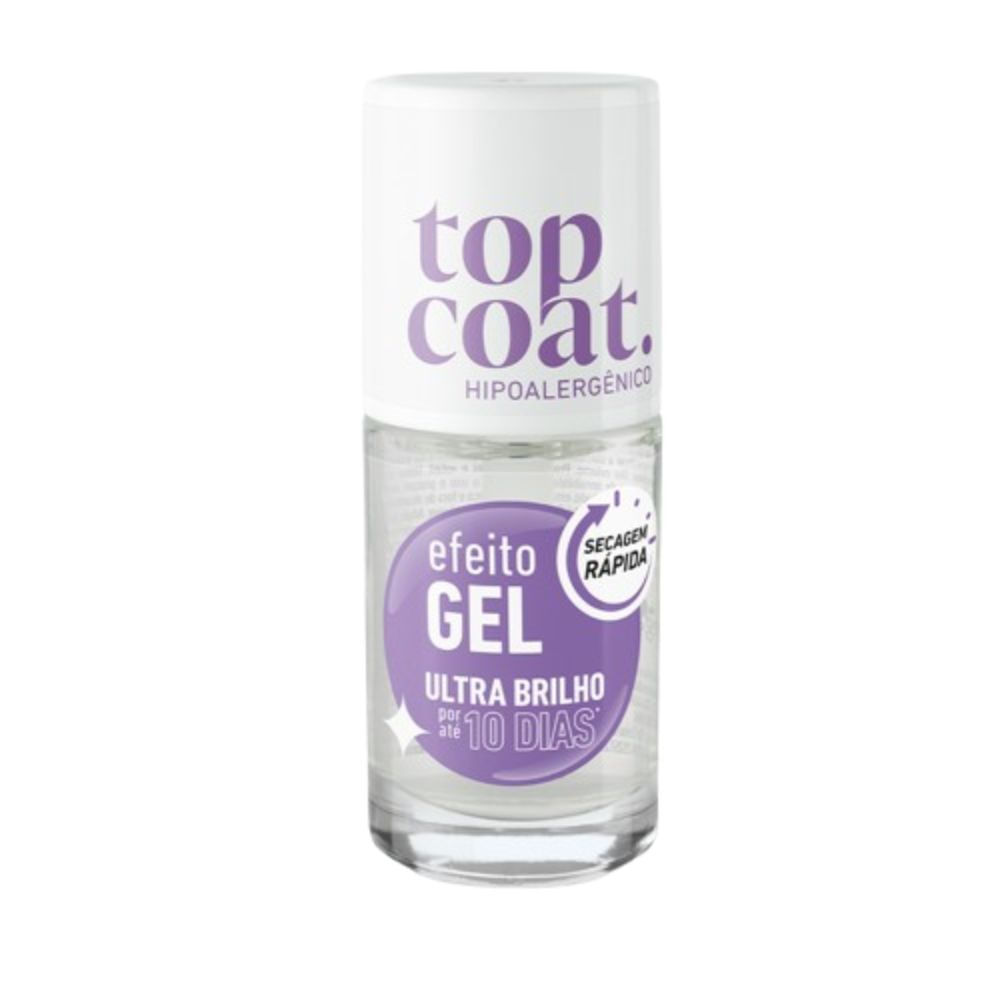 Esmalte Blant Top Coat Efeito Gel Ultra Brilho 8,5Ml em Oferta na Shopee