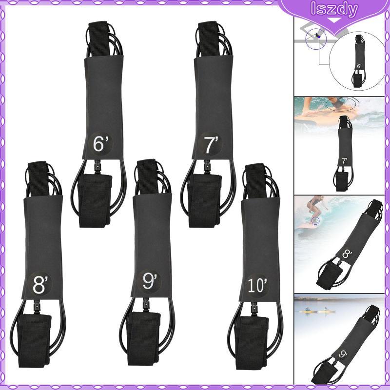 [Lszdy] Perna Corda Paddleboard Tether Cordão Elástico Substituição Trela De Prancha De Surf Para Longboard Shortboard C
