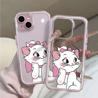 Capa Silicone Gata Marie Desenho Fofo Para iPhone 17 16 15 14 13 12 11 Xr Xs Pro Pro Max PLUS AIR SH em Oferta na Shopee