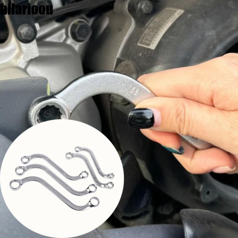 Chave Tipo S HILARIOOU , Conjunto De Cabeça Dupla Com 5 Peças De Comprimento De 140-240 Mm , Anel Combinada De Tamanho 1