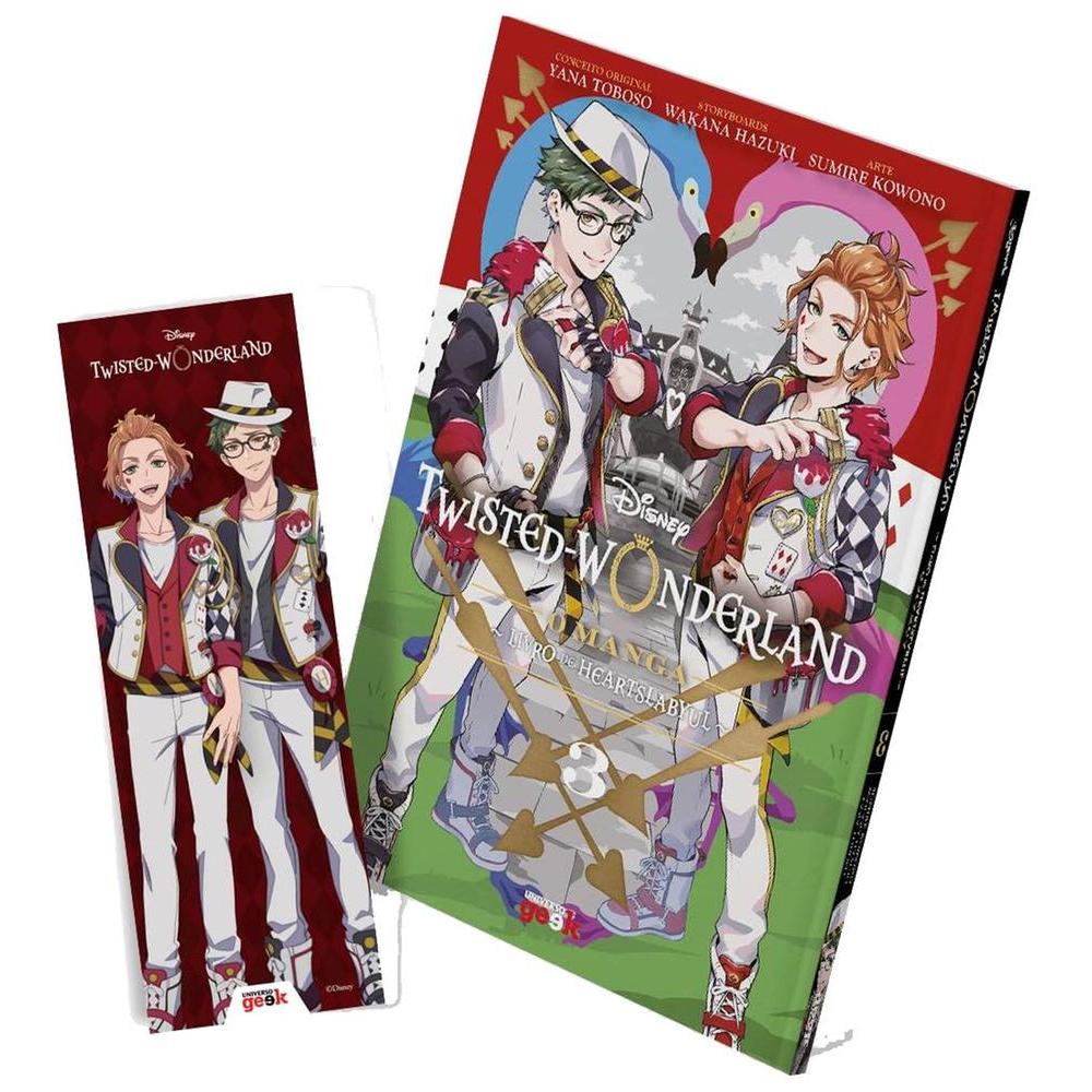 DISNEY TWISTED WONDERLAND - O MANGA - LIVRO DE HEARTSLABYUL VOL 3 - UNIVERSO GEEK em Oferta na Shopee