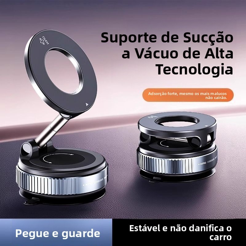 360 °Suporte Magnético Forte Para Telefone Carro Design Dobrável Vácuo Fixação Forte Ajustável/Mesa/Uso Universal