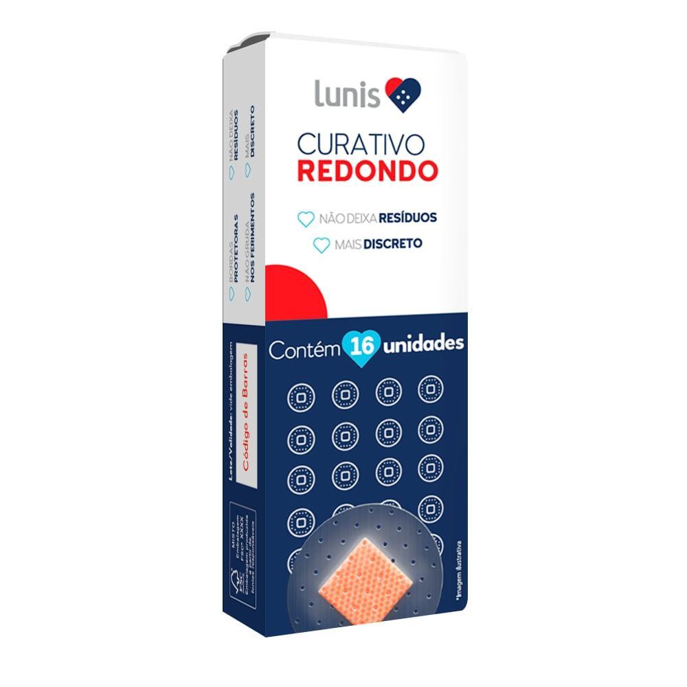 CURATIVO LUNIS REDONDO TRANSPARENTE 16 UNIDADES