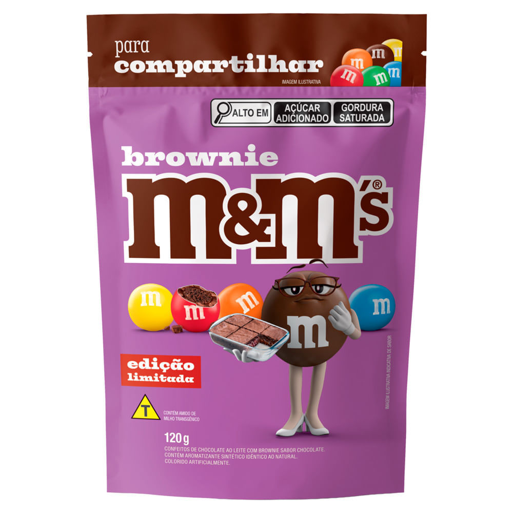 Confeito M&M's Brownie 120g em Oferta na Shopee