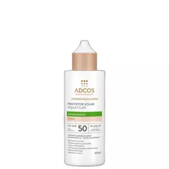 Adcos Aqua Fluid FPS50 Peach - Protetor Solar Facial com Cor 40ml