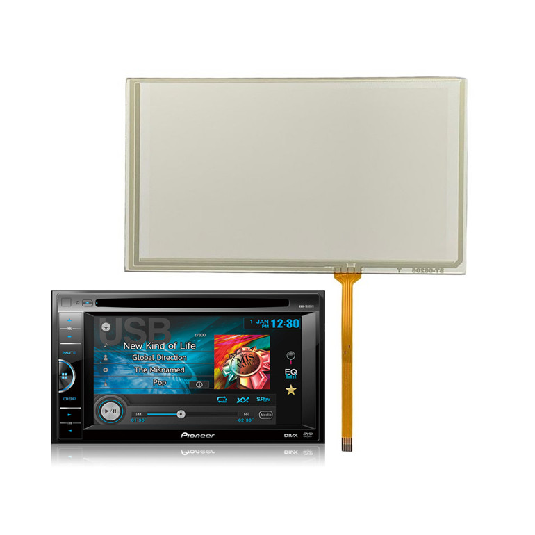 Tela Touch Screen Multimidia Radio Pioneer avh 168 dvd Vidro Envio Rapido Pionner