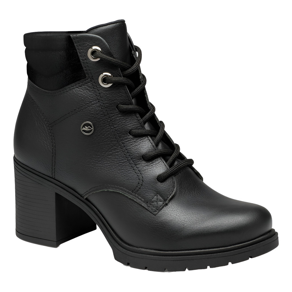 Bota Coturno Dakota Feminina Preto Cano Curto D0461