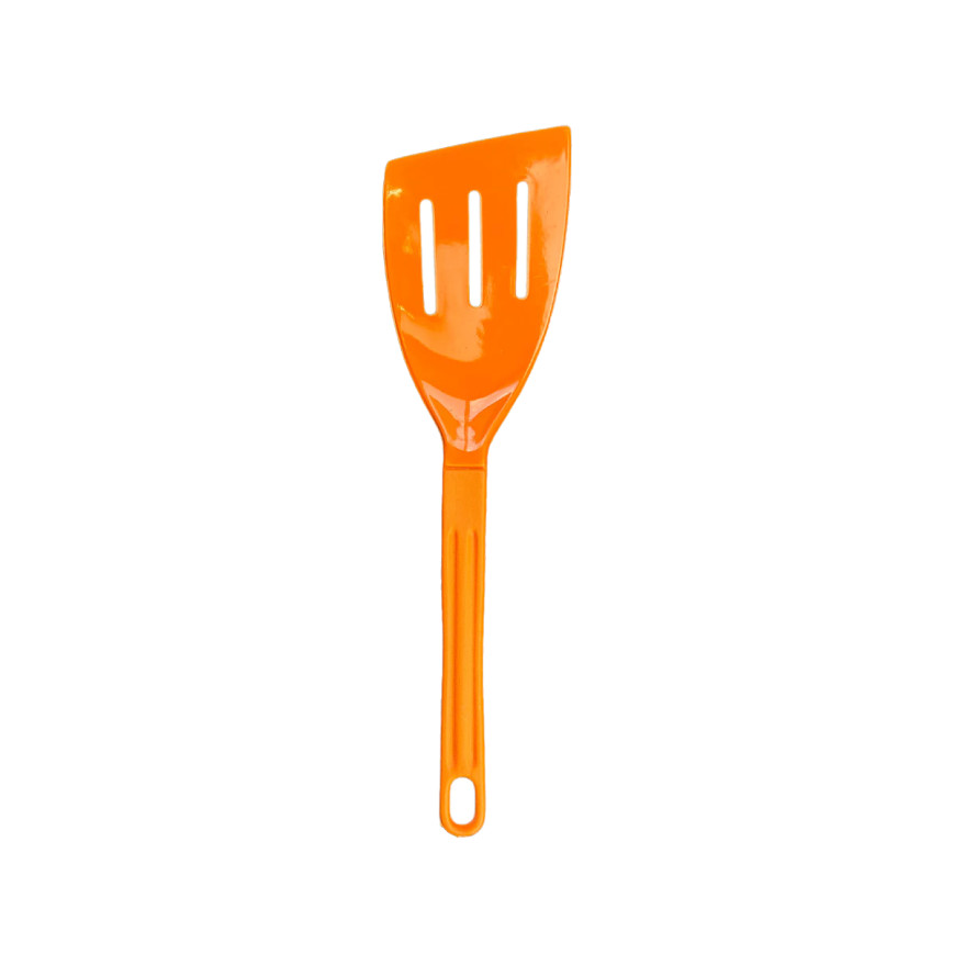 Espátula Talher Nylon Cozinha Goumert Utensílio Laranja 28cm