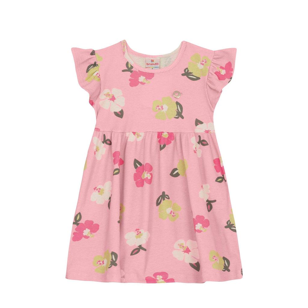 Vestido infantil menina florido Brandili
