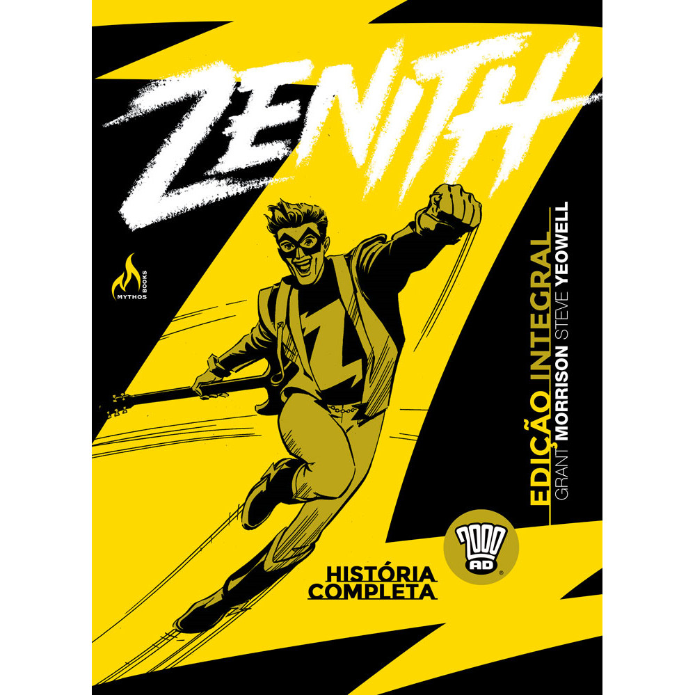 Capa do livro Comics - Zenith - Edição Integral - por Grant Morrison - Mythos Editora